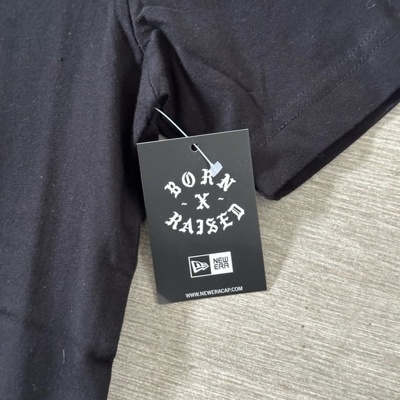 Men's BORN X RAISED Las Vegas Raiders Raider Nation Tee T-Shirt Black Sz L Large - Picture 3 of 8